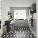 Etoile Black Star Pre-Scored Tile (45 x 45 cm)