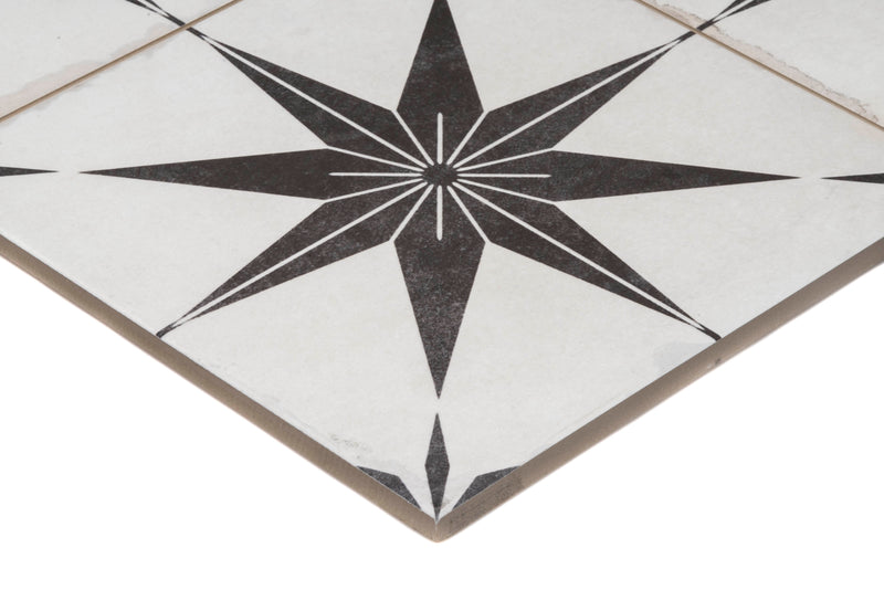 Etoile White Star Pre-Scored Tile - pack of 7 tiles